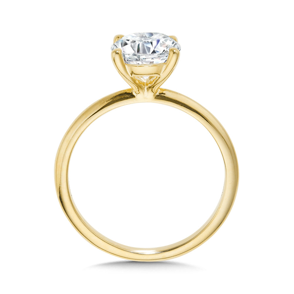Classic Solitaire Diamond Engagement Ring — R2354Y-SR