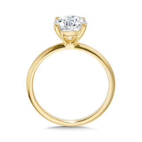 Classic Solitaire Diamond Engagement Ring — R2354Y-SR