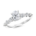 Oval-Cut Hidden Halo Stackable Diamond Engagement Ring w/ Trellis Shank Setting — R2415W-SR