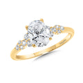 Oval-Cut Diamond Engagement Ring — R2457Y-SR