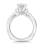 Channel-Set Diamond Engagement Ring — R9067W