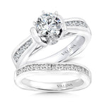 Channel-Set Diamond Engagement Ring — R9067W