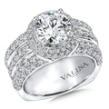 Statement Halo Engagement Ring — R9259W