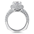 Statement Halo Engagement Ring — R9259W