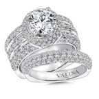 Statement Halo Engagement Ring — R9259W