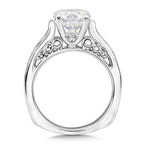 Channel Diamond Engagement Ring — R9273W