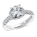 Halo Style Diamond Engagement Ring — R9299W