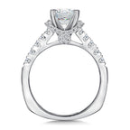 Halo Style Diamond Engagement Ring — R9299W
