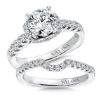 Halo Style Diamond Engagement Ring — R9299W