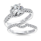 Halo Style Diamond Engagement Ring — R9299W