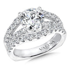 Split Shank Style Engagement Ring — R9302W