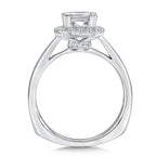 Halo Style Diamond Engagement Ring — R9312W