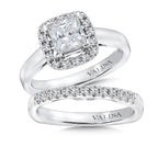 Halo Style Diamond Engagement Ring — R9312W