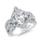 Statement Marquise Diamond Engagement Ring — R9476W