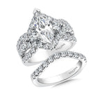 Statement Marquise Diamond Engagement Ring — R9476W