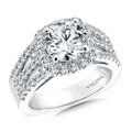 Halo Style Engagement Ring — R9504W