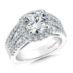 Halo Style Engagement Ring — R9504W