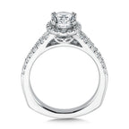Halo Style Engagement Ring — R9535W