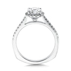 Halo Style Diamond Engagement Ring — R9541W