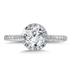 Halo Style Diamond Engagement Ring — R9541W