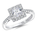 Halo Style Diamond Engagement Ring — R9649W