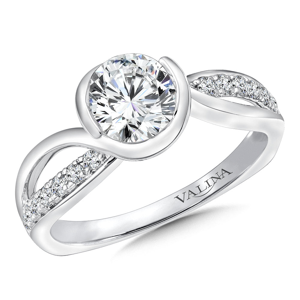Diamond Engagement Ring — R9668W