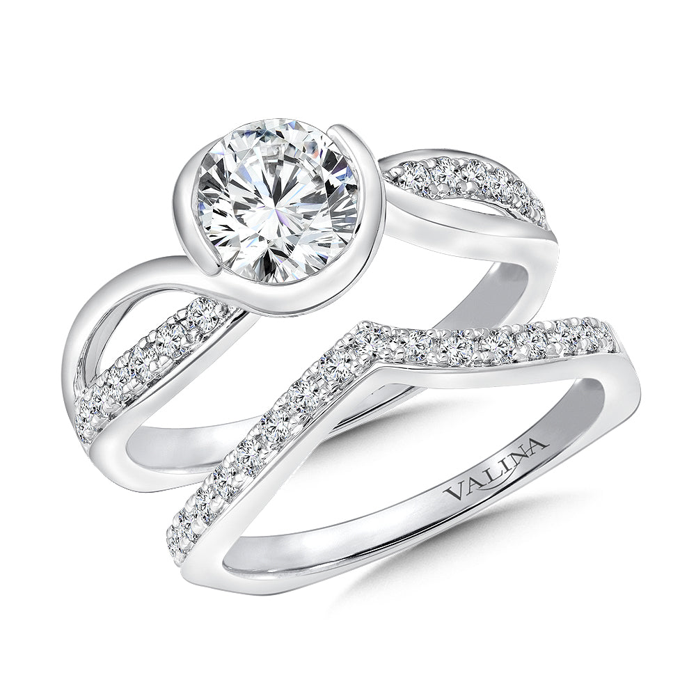 Diamond Engagement Ring — R9668W