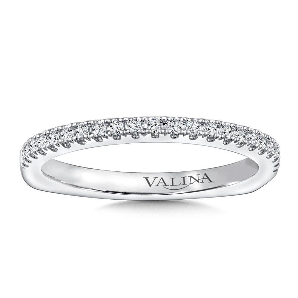 Straight Diamond Wedding Band — R9773BW
