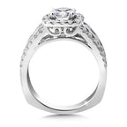 Halo Engagement Ring — R9853W