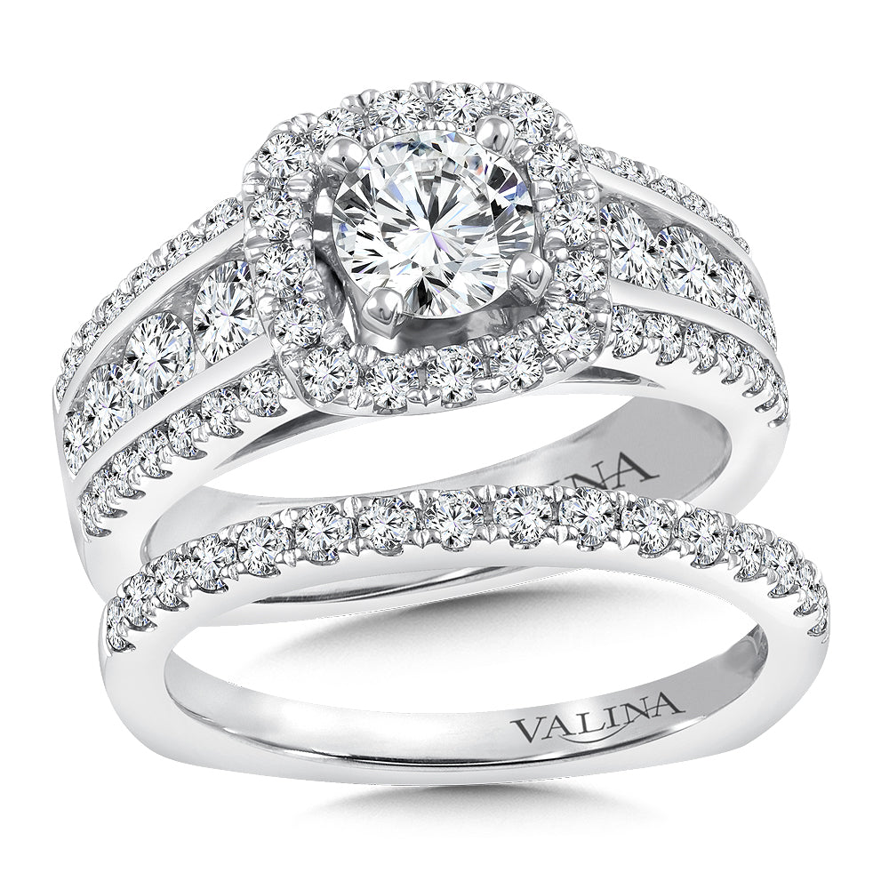 Halo Engagement Ring — R9853W