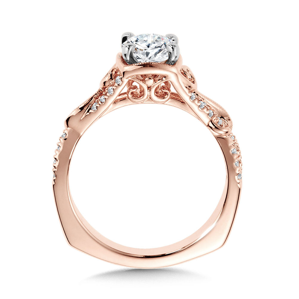 Solitaire Diamond Engagement Ring — R9892P