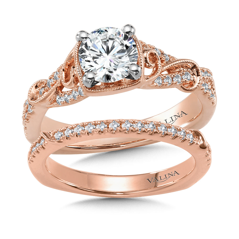 Solitaire Diamond Engagement Ring — R9892P