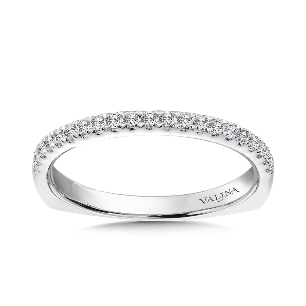 Straight Diamond Wedding Band — R9895BW