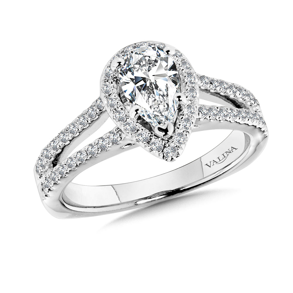 Halo Engagement Ring — R9920WY