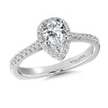 Halo Style Diamond Engagement Ring — R9921W