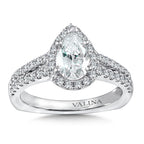 Halo Style Diamond Engagement Ring — R9959W