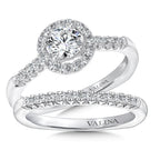 Round Halo Diamond Engagement Ring — RQ9353W