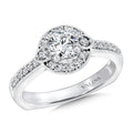 Round Halo Diamond Engagement Ring — RQ9440W