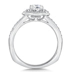 Round Halo Diamond Engagement Ring — RQ9440W