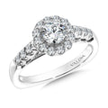 Round Halo Diamond Engagement Ring — RQ9446W