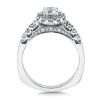 Round Halo Diamond Engagement Ring — RQ9446W