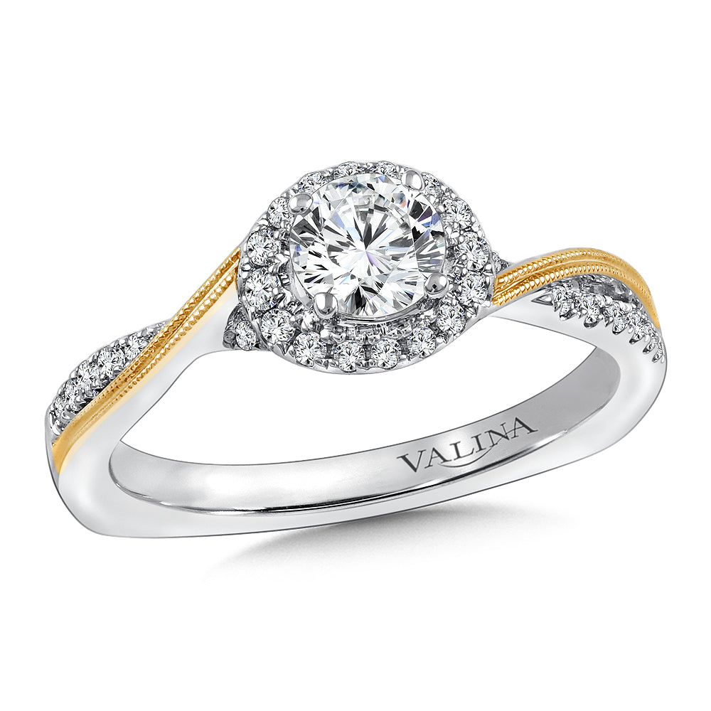 Halo Engagement Ring — RQ9843WY
