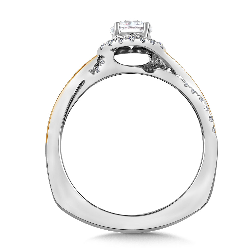 Halo Engagement Ring — RQ9843WY
