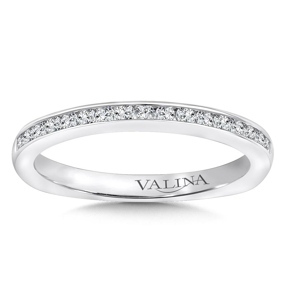 Stackable Channel-Set Diamond Wedding Band — RS9796BW