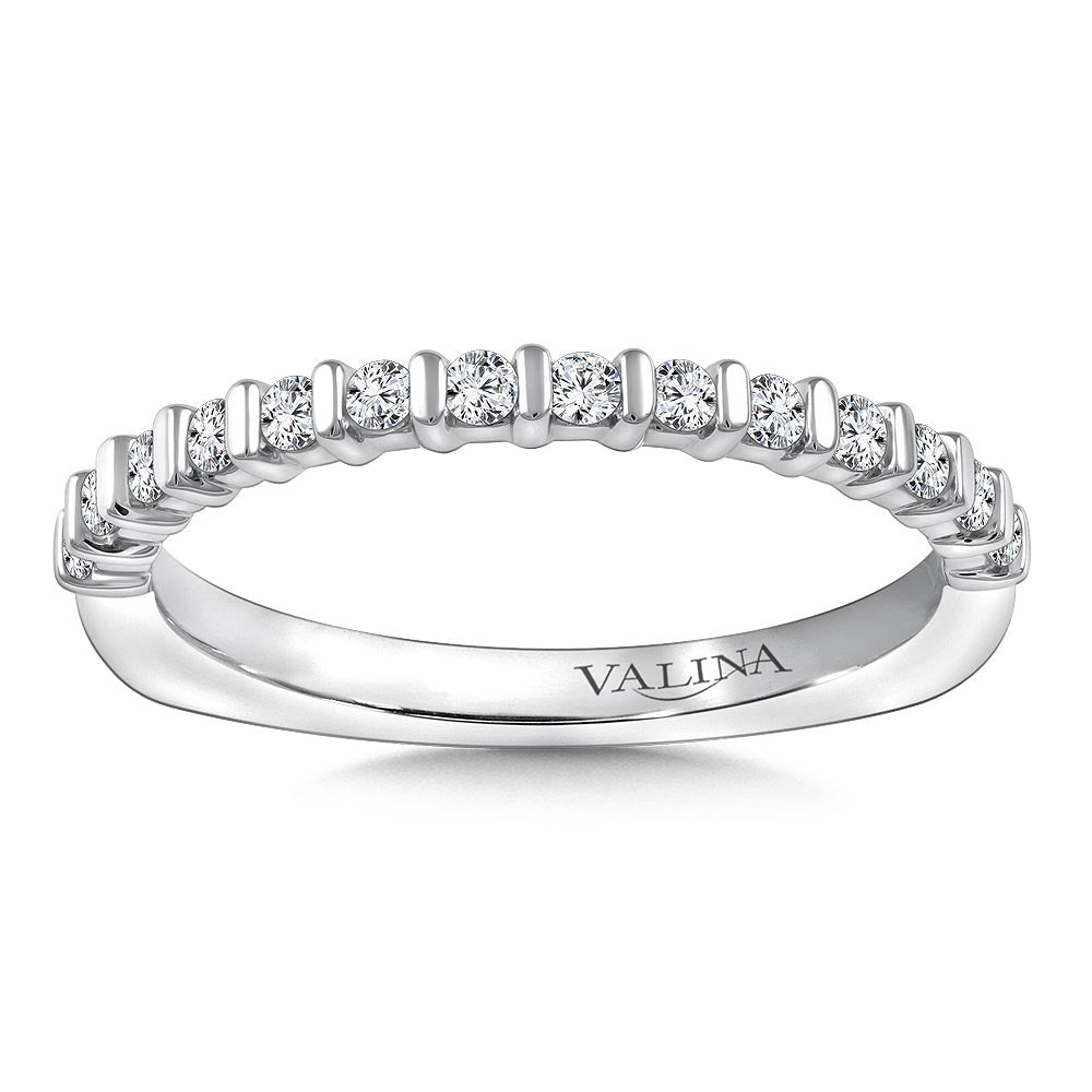 Stackable Bar-Set Diamond Wedding Band — RS9811BW
