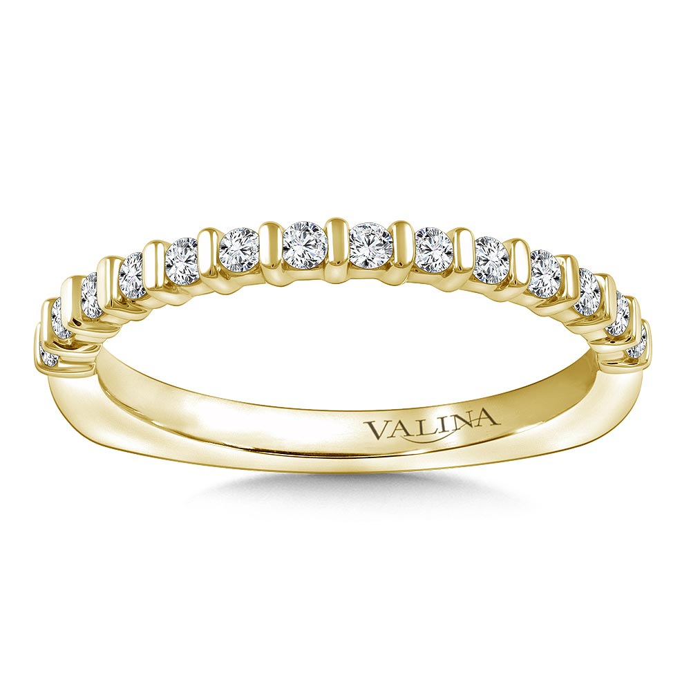 Stackable Bar-Set Diamond Wedding Band — RS9811BY