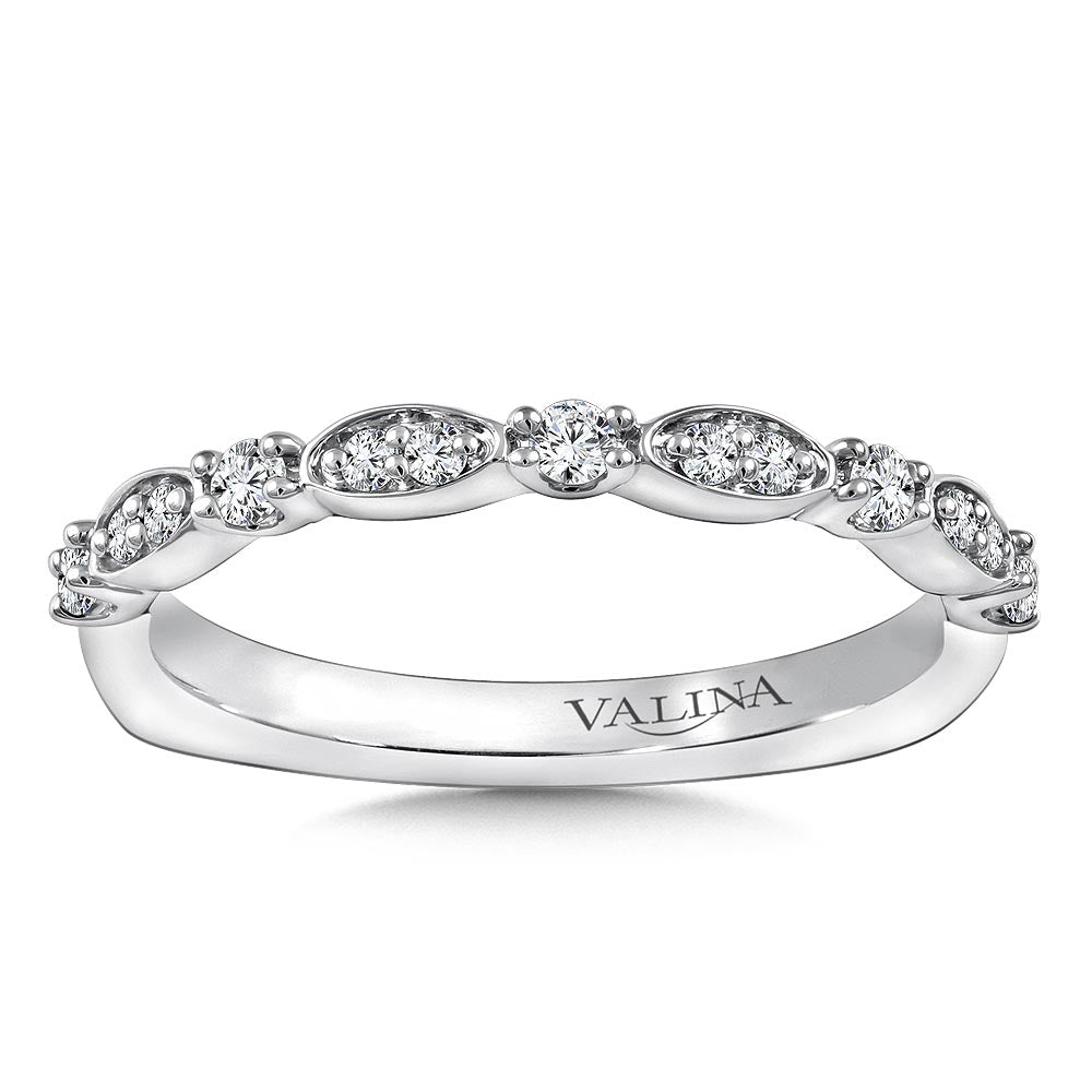 Stackable Diamond Wedding Band — RS9812BW