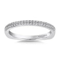 Straight Stackable Diamond Wedding Band — RS9833BW
